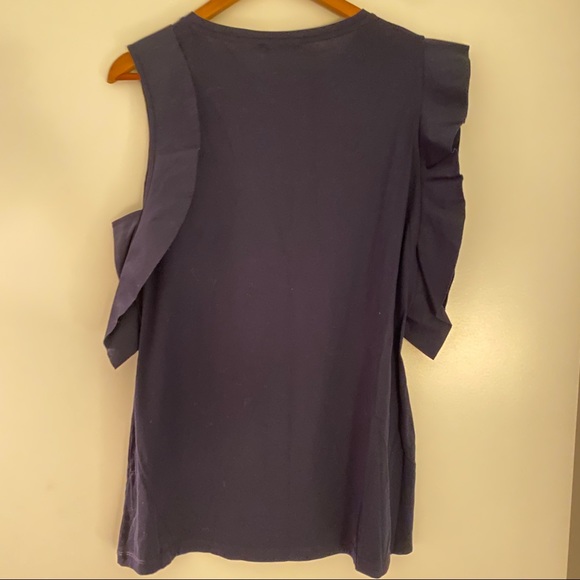 NWT COS Unique sleeveless top Dark Navy EUR L - Picture 3 of 9
